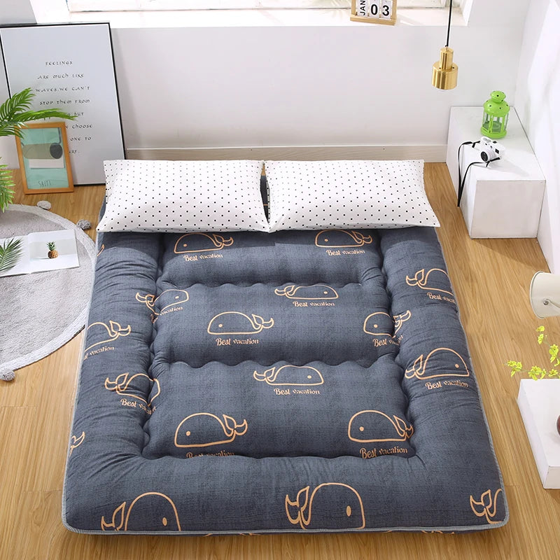 Japanese-style thickened tatami mattress floor mat soft cushion foldable lazy home sleeping pad bedroom floor artifact