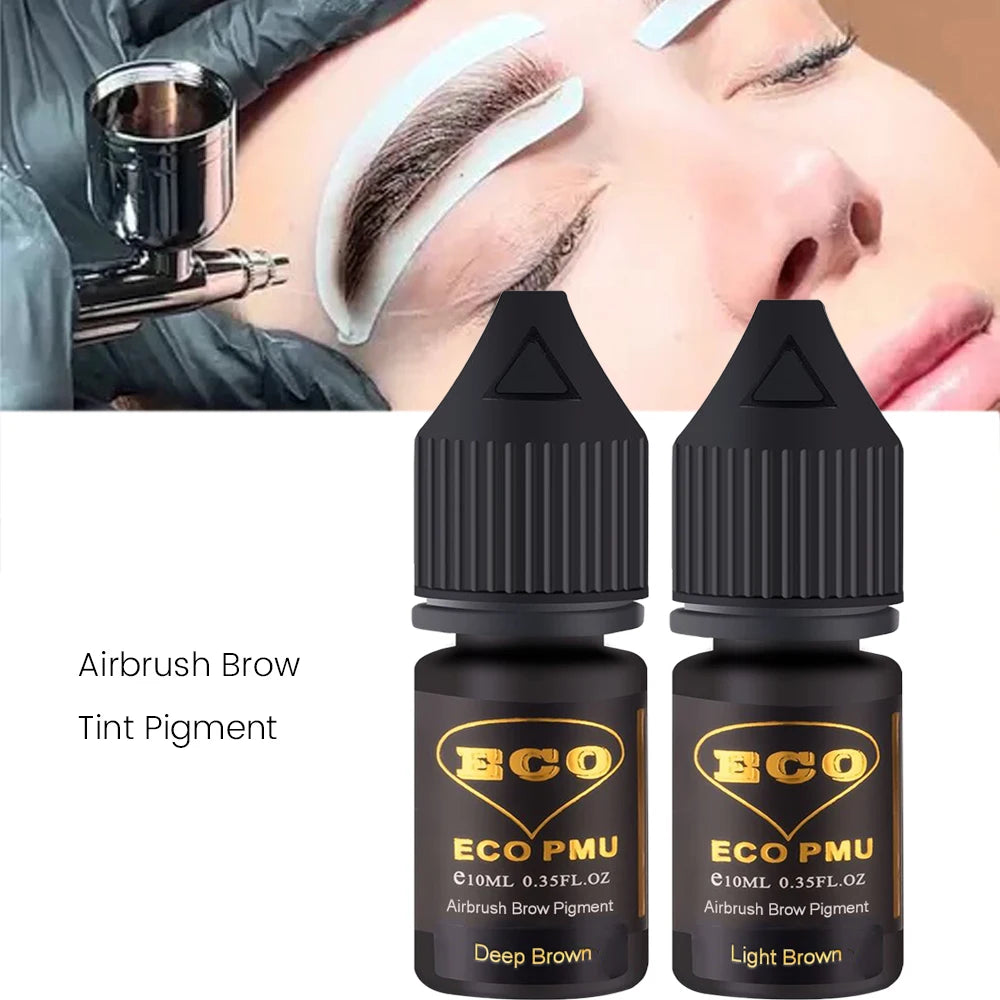 Eyebrow Tint Airbrush Brow Pigment for Hybrid Dye&Tint 10ml Tattoo Ink Supplies Tinta para tatuar Maquiagem Makeup Maquillaje