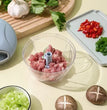 500ML Manual Meat Mincer Garlic Chopper Rotate Garlic Press Crusher Vegetable Onion Cutter Kitchen Cooking Accessories