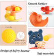 Different Layers Baby Track Rolling Ball Toy Early Educational Puzzle Toy for Children Montessori Sliding Track Tower Kids Gift