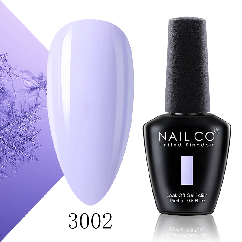 NAILCO 15ml Translucent Color Gel Nail Polish Vernis Semi Permanent UV LED Gel Polish For Nail Art Gel Manicure TOP BASE Varnish