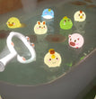 LED Light Up Toys Baby Cute Animals Bath Toy Swimming Water Soft Rubber Float Induction Luminous Duck for Kids Play Funny Gifts