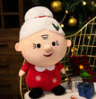 23-50CM Cute Santa Claus Snowman Elk Granny Plush Toys Christmas Decor Dolls Stuffed Soft for Baby Kids Gift