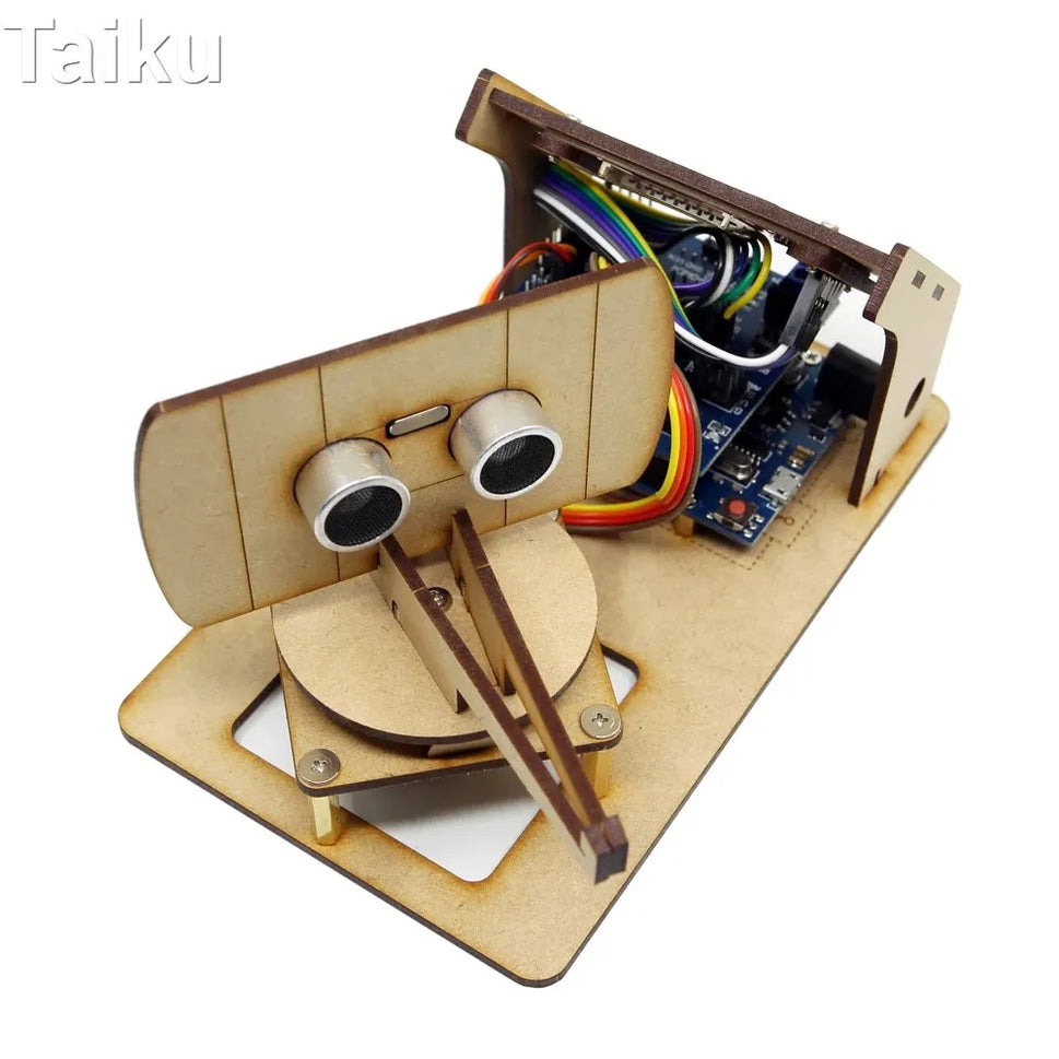 Ultrasonic Radar Detection Robot With TFT Screen to Ultrasonic Radar For Arduino Robot DIY Kit Open Source Programmable STEM Toy