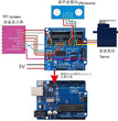 Acrylic Mini Radar Robot With TFT Small/Big Screen to Ultrasonic Radar For Arduino Robot for ESP8266 Programmable Toys Diy Kit