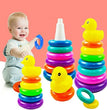 Montessori Baby Toy Rolling Ball Tower Montessori Educational Games For Babies Stacking Track Baby Development Toys 1 2 3 Years