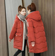 2023 New Women Long Down Cotton Jacket Korean Loose Cotton Coat Winter Thicken Warm Women Parkas Winter Female Hooded Coat