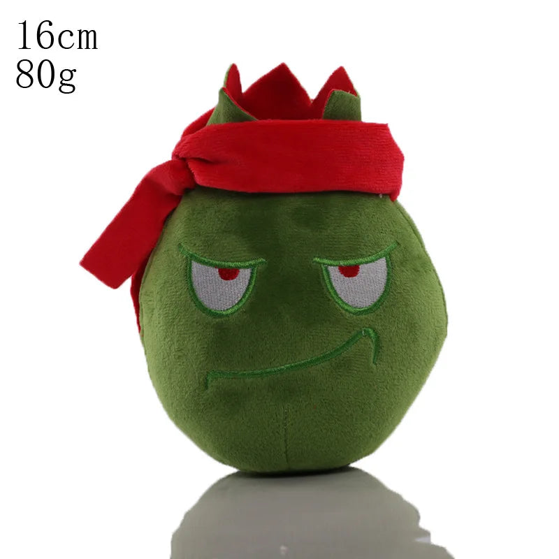 Plants vs Zombies Peashooter Plush Toy Doll Heavenly Peach Grapeshot Fire Gourd Plush Soft Stuffed Toys Gifts for Children Kids