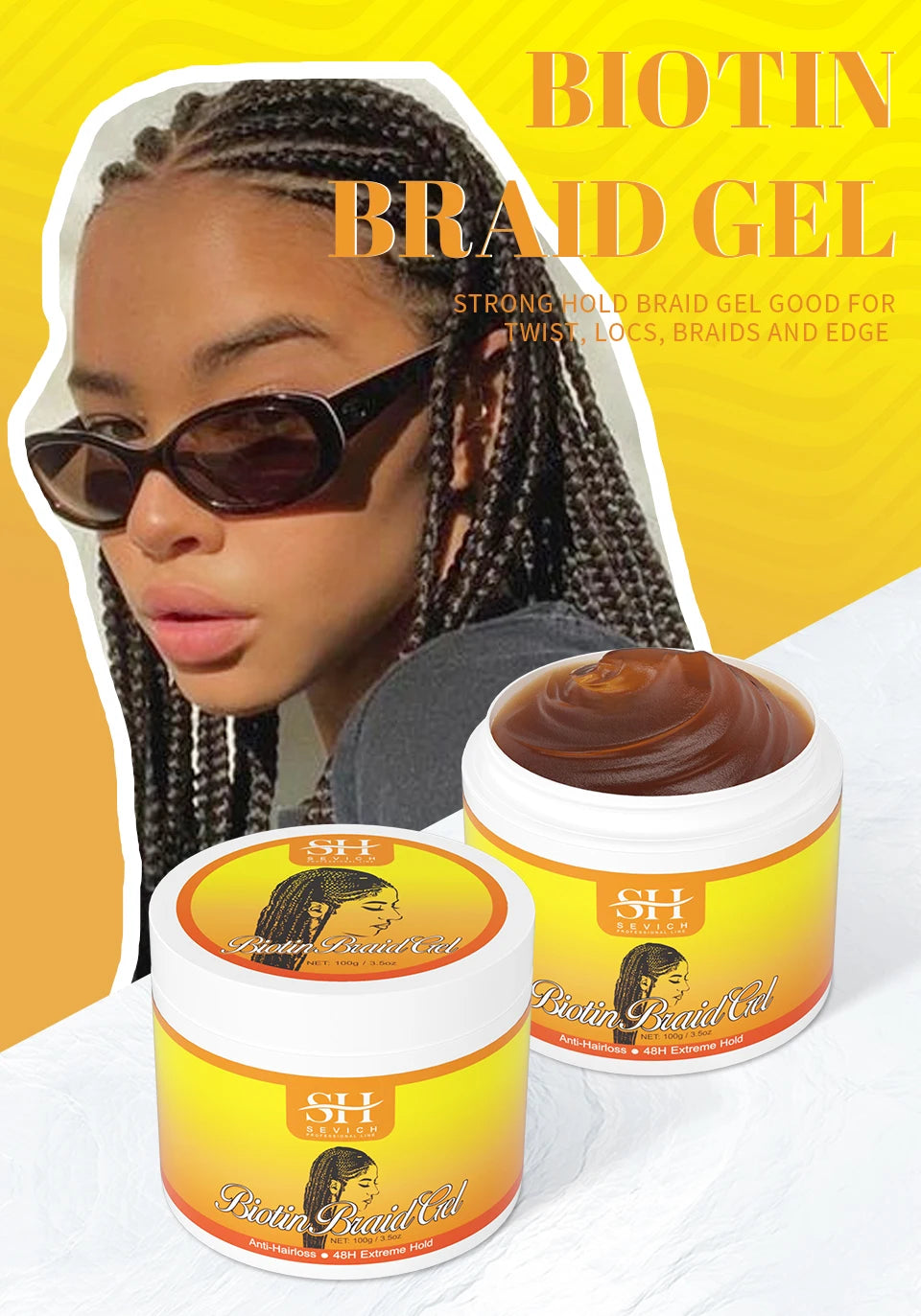 Sevich Chebe Hair Loss Treatment Spray Traction Alopecia Chebe Powder Essential Oil Africa Crazy Hair Growth Products Hair Care