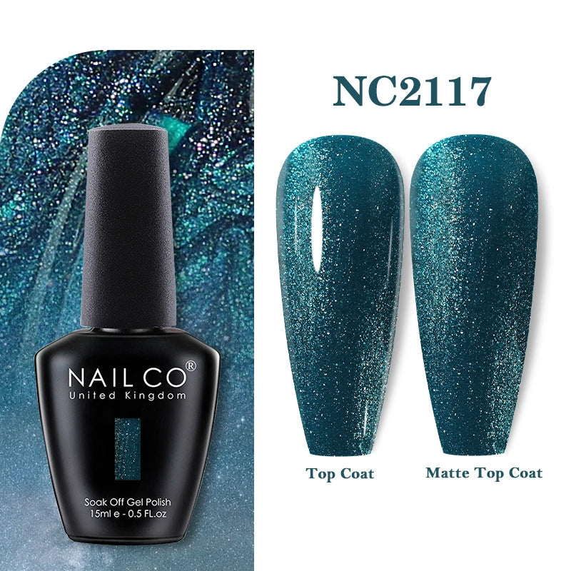 NAILCO 15ml Nail Gel Polish Vernis Semi Permanent UV Varnish Nails Art Manicure Design TOP BASE Hybrid Nail Supplies Nail Glue