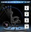 Gaming Chair, Backrest and Seat Height Adjustable Swivel Recliner Racing Office Computer Ergonomic Video Game Chair