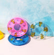 Kids' Mini Swim Ring Bath Toy Swimming Pool Float Circle Ring Toys Toy Baby Funny Doll Floating Rubber Bath Inflatable Games