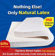 High End Latex Source Liquid Mattress Top 100% Natural Latex Foldable Slow rebound Thiland Mats with cotton cover customizable