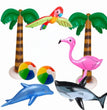 Inflatable Flamingo Toys for Children Inflatable Swimming Pool Float Toy Garden Pool Party  Decor Hawaiian Event Party Supplies