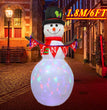 Backpack Santa Claus Christmas Decoration Inflatable Toys With LED Light 1.8M Inflatable Model Holiday Gift Indoor Outdoor Decor