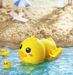 Bath Toys Cute Swimming Duck for Toddlers 1-3 Years Old Floating Wind Up for Boy Girl New Born Baby Bathtub Toddle Plastic Toys