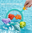 Baby Bath Toys Set Summer Swimming Cute Animals Bath Toy Play Water Fishing Bath Kids Toys Baby Floating Fishing Playing Water