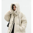 CHIC VEN Women's Down Coats Korean Loose Hooded Thick Warm Long Down Jacket Winter Coat for Women Female Parkas Outerwears 2024