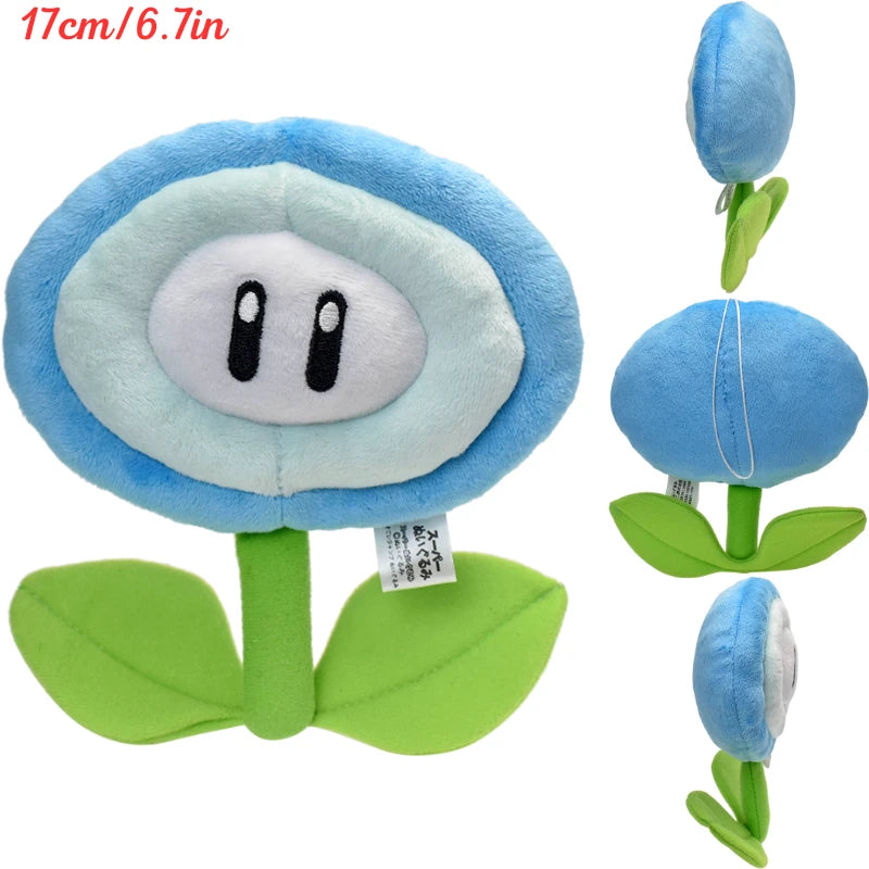 26 Styles Kawaii Mario Ice Fire Flower Boo Cappy Plush Toys Cute Anime Figure Super Star Big Poison Piranha Plant Peluche Dolls