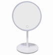 Vanity Cosmetic Mirror Storage Base Mirror With Gift USB Rechargeable Detachable 3 Modes Makeup Mirror With Light LED Portable@C