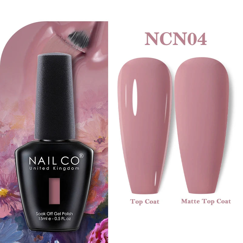 NAILCO 15ml Nail Gel Polish Vernis Semi Permanent UV Varnish Nails Art Manicure Design TOP BASE Hybrid Nail Supplies Nail Glue