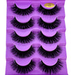 5pairs Classic Hybrid Volume Lashes New Arrival Wispy D Curl Short Russian Strip Lashes Makeup False Eyelashes