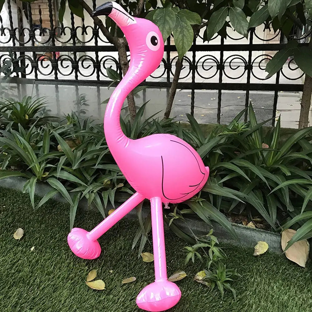 Inflatable Flamingo Toys for Children Inflatable Swimming Pool Float Toy Garden Pool Party  Decor Hawaiian Event Party Supplies