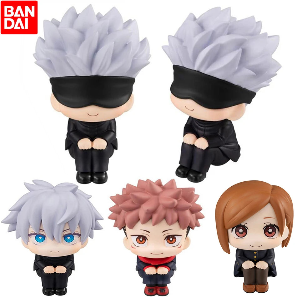 10cm Anime Jujutsu Kaisen Figure Itadori Yuji Gojo Satori Fushiguro Megumi Kugisaki Kawaii Toy PVC Model Action Figure Kid Gift