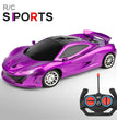 1/18 RC Car LED Light 2.4G Radio Remote Control Sports Cars For Children Racing High Speed Drive Vehicle Drift Boys Girls Toys