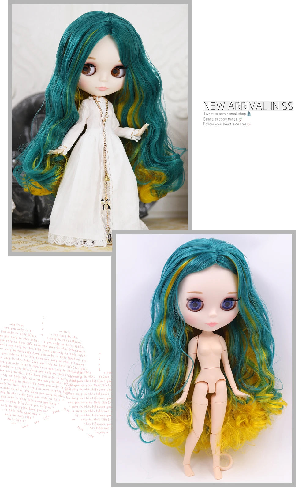 ICY DBS blyth doll 1/6 bjd toy joint body white skin shiny & matte face 30cm on sale special price toy gift anime doll