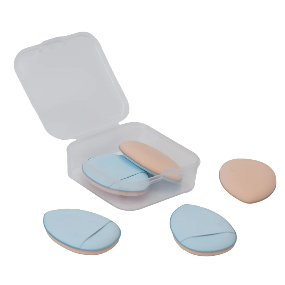 5/10Pcs Mini Finger Puff Foundation Small Air Cushion Powder Sponge Face Concealer BB Cream Cosmetic Applicator Makeup Tools