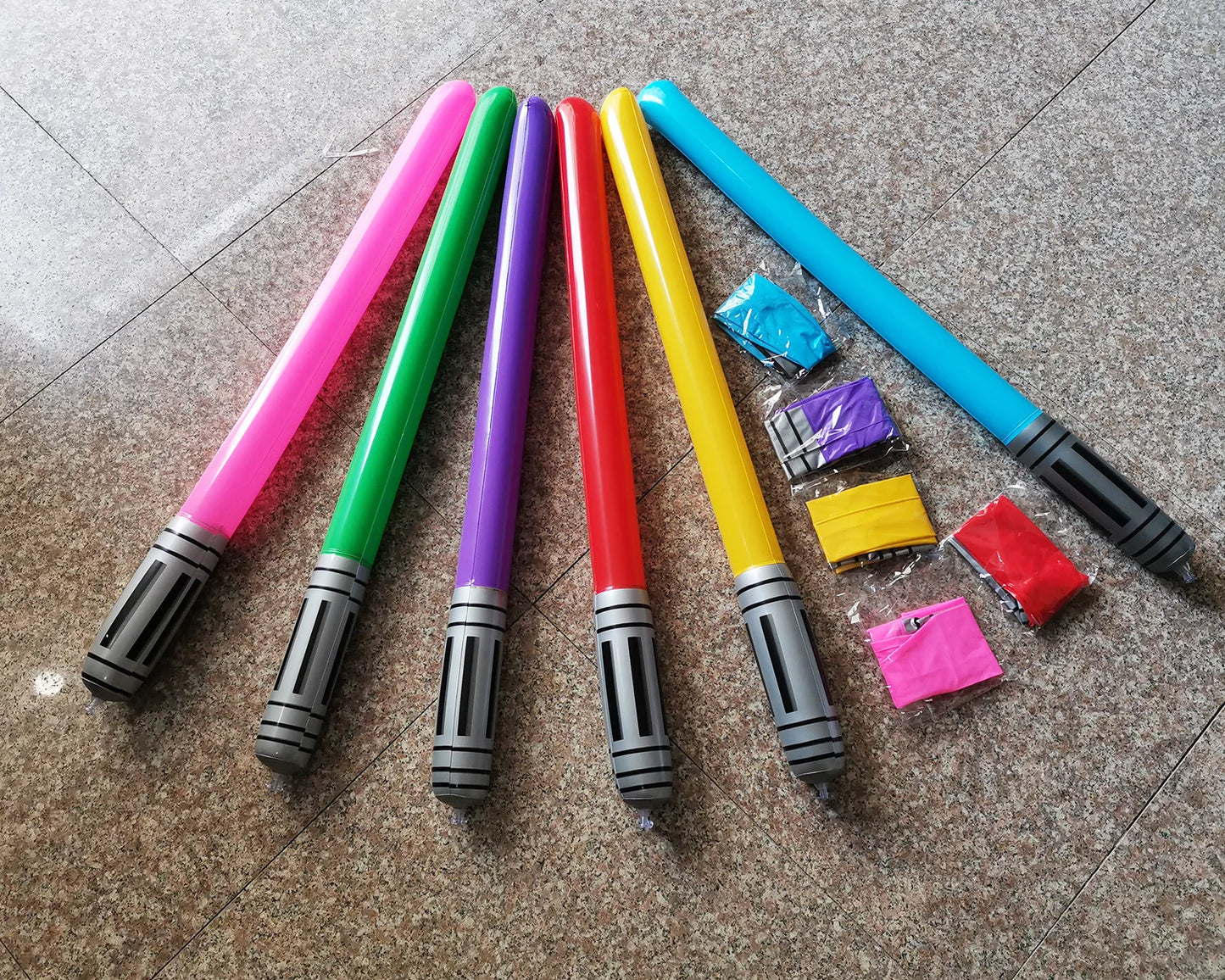 New Kids Inflatable Lightsaber  Laser Sword Toy 100cm Inflatable Stick Pvc Inflatable Sword for Children Gift