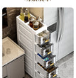 Bathroom Crack Cabinet Storage Shelf Narrow Slit Storage Cabinet Toilet Storage Cabinet Floor Organizer Home Organizer Drawer