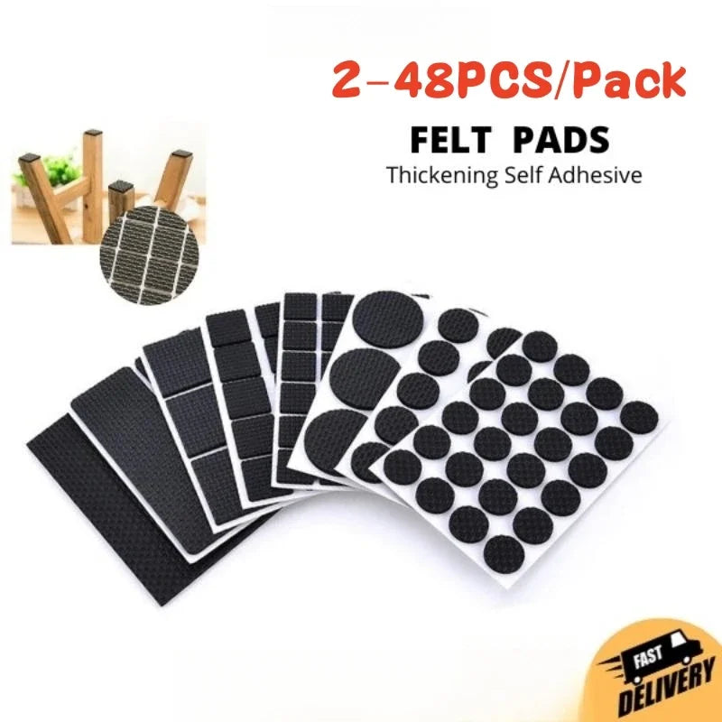 Protective Rubber Pad Rubber Furniture Leg Feet Pad Non-slip Fashion Flexible Table Chair Feet Sticker Foot Cover Household Tool