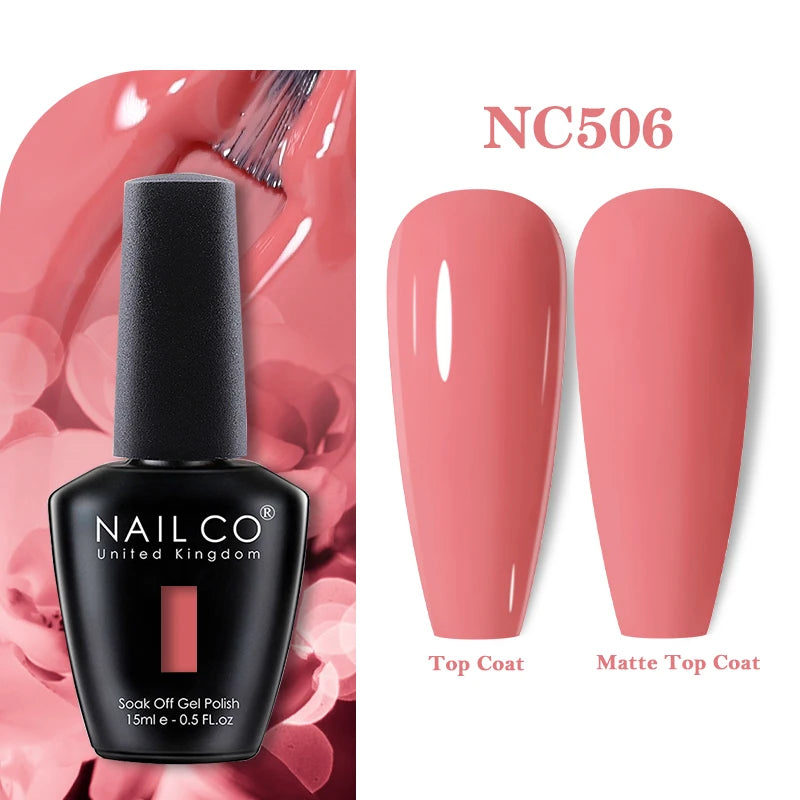 NAILCO 15ml Nail Gel Polish Vernis Semi Permanent UV Varnish Nails Art Manicure Design TOP BASE Hybrid Nail Supplies Nail Glue