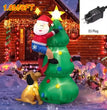 Christmas Inflatable Decoration Toy Built-in LED Lights Inflatable Model Indoor Outdoor Ornament Xmas Party New Year Garden Deco