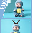 1pcs 13cm Sleep Baby Doll New Fashion Simulation Rebirth Dolls Mini Cute Doll Cartoon Animal Kids Toy for Children Birthday Gift