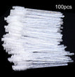 100pcs Disposable Eyelash Brushes Spoolies Micro Lash Mascara Wands Combs Wholesale for Eyelash Extension Makeup  Cosmetic Tools