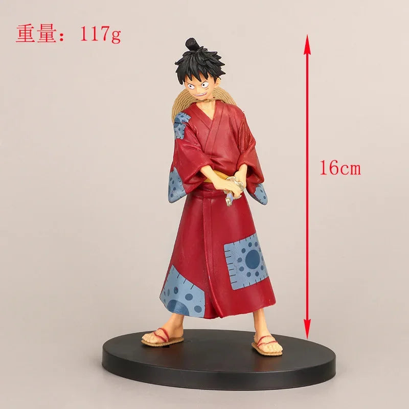 18cm One Piece Anime Figure Luffy Zoro Chopper Nami Action Figure Land of Wano Toys for Kids Gift Collectible Model