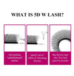 Fadvan 5D W Shaped Eyelash Extensions 0.07 D Natural Faux Mink Lashes Soft Professional Premade Volume Fan Eyelashes