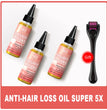 2024 Super Fast 5x Hair Growth Oil Fenugreek Anti-Hair Loss Oil Rosemary Hair Regrowth Chebe Batana Butter Hair Mask Amla Oils