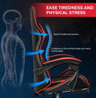 Gaming Chair, Backrest and Seat Height Adjustable Swivel Recliner Racing Office Computer Ergonomic Video Game Chair