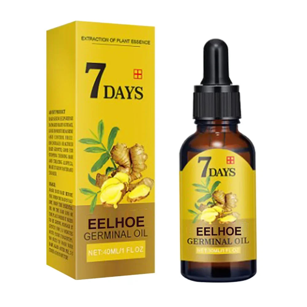 7 Day Rapid Growth Liquid Anti Hair Loss Ginger Growth Conditioning  Treatment Nourish Hair Growth Oil Scalp Care Serum Products