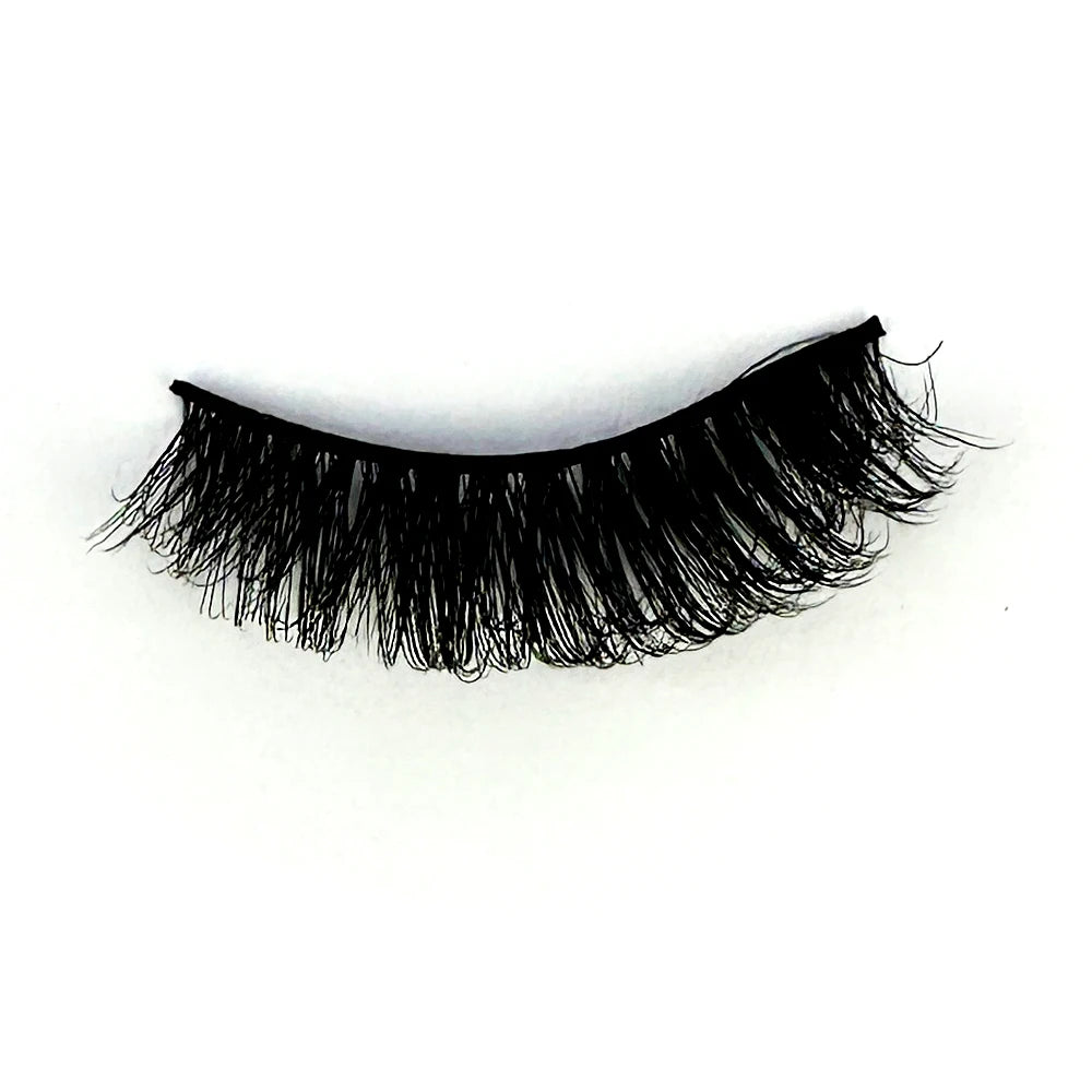 5pairs Classic Hybrid Volume Lashes New Arrival Wispy D Curl Short Russian Strip Lashes Makeup False Eyelashes