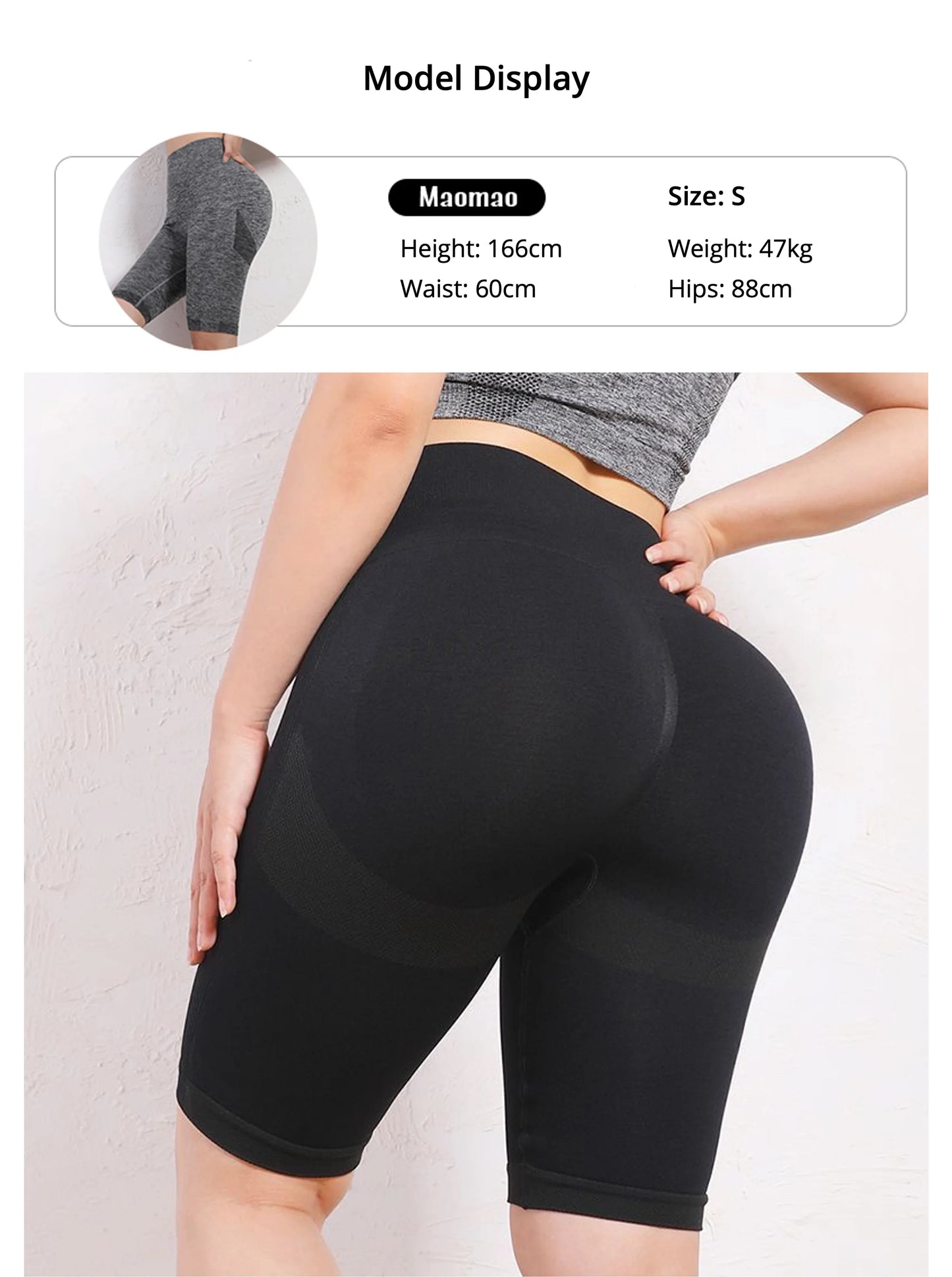 Women Butt Lifting Yoga Shorts Elastic Workout High Waist Tummy Control Ruched Booty Pants Seamless Gym Compression Tights