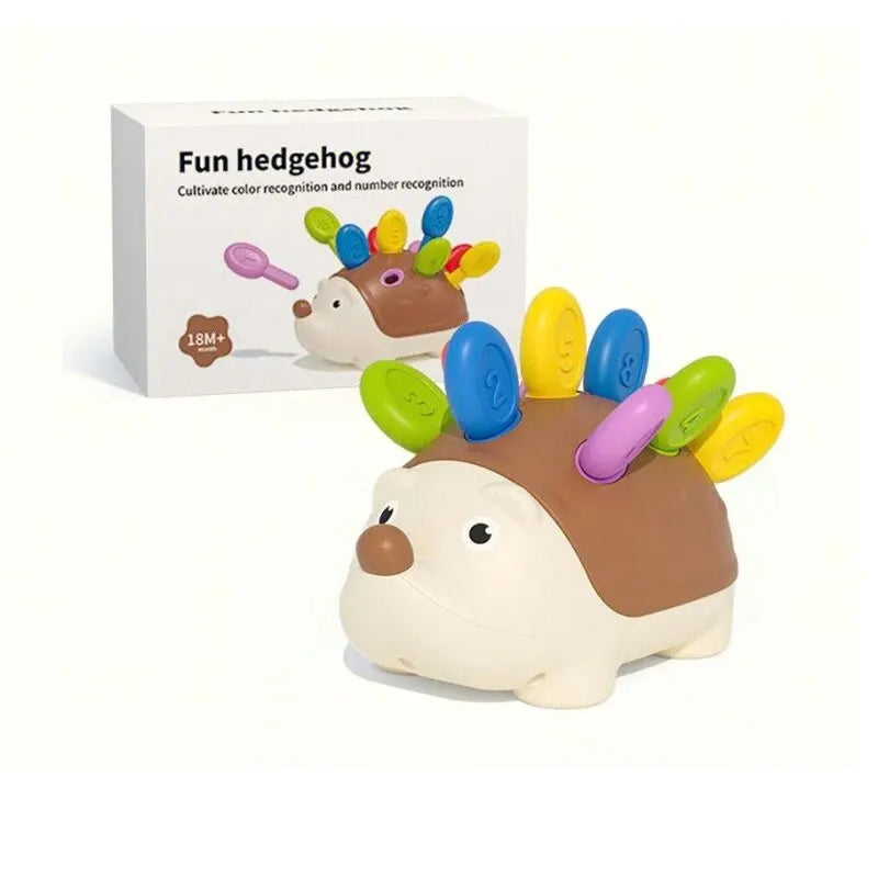 Montessori Educational Toy Fine Motor Toys for Toddlers 1-3 Hedgehog Learning Counting & Sorting Development Sensory Gifts