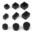 4pcs Square Silicone Chair Leg Caps Non-slip Table Foot Dust Cover Socks Floor Protector Pads Pipe Plugs Furniture Leveling Feet