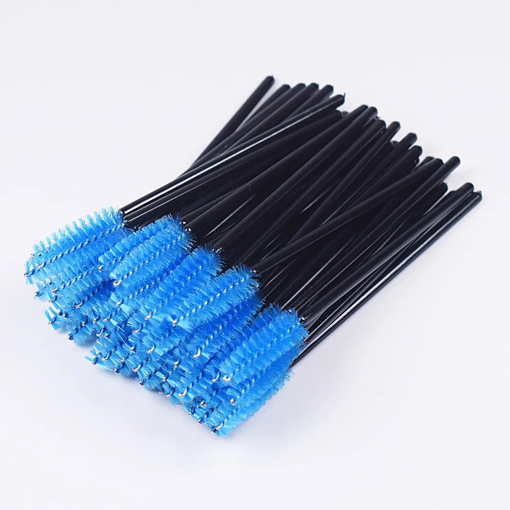 5/50 PCS Disposable Silicone Gel Eyelash Brush Comb Mascara Wands Eye Lashes Extension Tool Professional Beauty Tool For Women