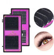 GLAMLASH L/LU/M W Shape Eyelash Extension 3D Premade Volume Fan Lashes W Style YY Lashes Faux Mink Volume Lashes Natural Eyelash