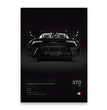 Famous Cars M5 918 GT3 Canvas Wall Art Print Poster G63 STO SLS Decorative Mural Modern Home Decor Birthday Gift Unframed